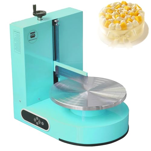 Drehteller für Kuchendekorationscreme-Überzugsmaschine, elektrische Kuchencreme-Verteilmaschine, 25–320 U/min Drehgeschwindigkeit mit LCD-Display, 200 W für Konditoreien Green von DNEPEI