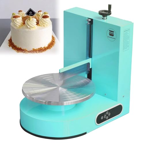 Kuchen Creme Dekorieren Spreader Automatische Kuchen Verputzen MaschineGeburtstagstorte Creme Verteilen Beschichten Verschmieren Maschine 4-12 Zoll Torten Green von DNEPEI