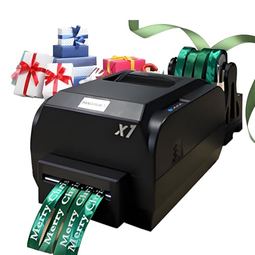 Mehrreihiger digitaler Farbbanddrucker, digitaler Satinbanddrucker, 200 DPI, 150 mm/s, unterstützt über 50 Sprachen, mit Halter für Hochzeiten, Partys, Geburtstage FourRow Mehrreihiger digitaler Farbbanddrucker, digitaler Satinbanddrucker, 200 DPI, 150 mm/s, unterstützt über 50 Sprachen, mit Halter für Hochzeiten, Partys, Geburtstage FourRow von DNEPEI