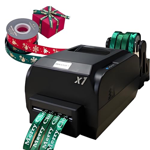 Satinbanddruckmaschine, mehrreihiger digitaler Banddrucker, mit Bandhalter, unterstützt über 50 Sprachen, druckt einfachen Klartext, Muster, Logos, für Hochzeiten/Partys/Geburtstage FourRow Satinbanddruckmaschine, mehrreihiger digitaler Banddrucker, mit Bandhalter, unterstützt über 50 Sprachen, druckt einfachen Klartext, Muster, Logos, für Hochzeiten/Partys/Geburtstage FourRow von DNEPEI