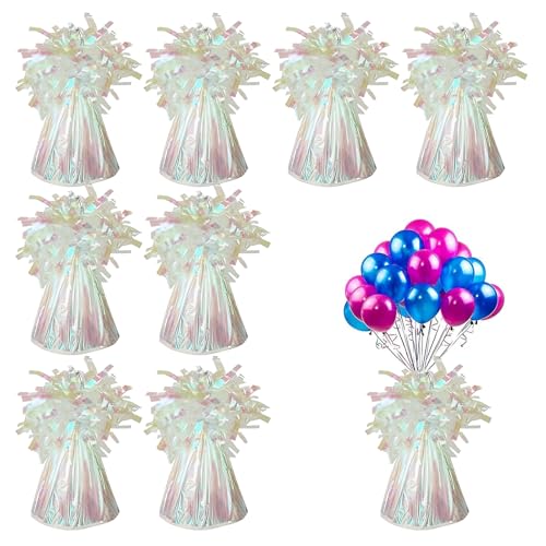 8 Stück schwere Ballongewichte, Helium-Ballongewichte für Geburtstage, Partys, Veranstaltungen und Feiern, Geburtstagsparty-Ballonzubehör, Regenbogenfarben 8 Stück schwere Ballongewichte, Helium-Ballongewichte für Geburtstage, Partys, Veranstaltungen und Feiern, Geburtstagsparty-Ballonzubehör, Regenbogenfarben von DNSHAN