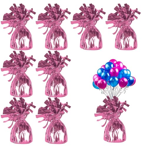 Ballon-Gewichte für Geburtstage, Partys, Helium-Ballongewichte, Veranstaltungen und Feiern, Geburtstagsparty-Ballon-Zubehör, Rose, 8 Stück Ballon-Gewichte für Geburtstage, Partys, Helium-Ballongewichte, Veranstaltungen und Feiern, Geburtstagsparty-Ballon-Zubehör, Rose, 8 Stück von DNSHAN