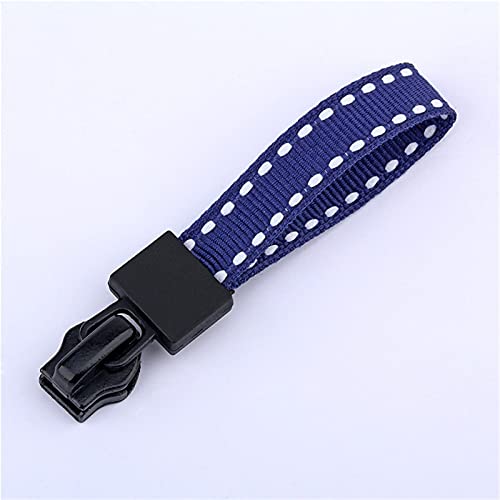 Lfang-Reißverschlüsse 10 stücke 7 cm Ersatzklammer gebrochene Schnalle Reißverschluss Puller End Fit Seil Fixierer Reißverschluss Kabel Tabuling Beutel Zubehör, Glatt und langlebig(Blue) von DNVGJUP