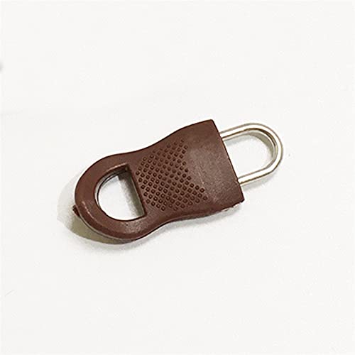 Lfang-Reißverschlüsse 4 teile/satz Ersatz Zipper für Reisetasche Koffer Kleidung Zelt abnehmbarer Reißverschlussschieber Slider Zähne Rettungsreißzähler ziehen, Glatt und langlebig(Brown,44x16mm) Lfang-Reißverschlüsse 4 teile/satz Ersatz Zipper für Reisetasche Koffer Kleidung Zelt abnehmbarer Reißverschlussschieber Slider Zähne Rettungsreißzähler ziehen, Glatt und langlebig(Brown,44x16mm) von DNVGJUP
