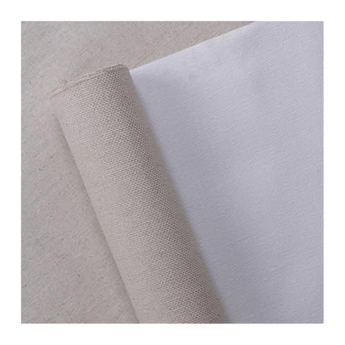 DOBRVVGT Leinwand Rolle, Leinwand auf Rolle Feine Leinen-Leinwandrolle, 336 g, for Üben von Öl- und Acrylmalerei, DIY-Graffiti, 28/38/48 cm breit, Künstlerbedarf(0.48x5m) von DOBRVVGT