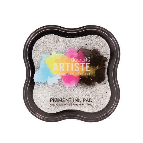 Artist Pigment-Stempelkissen, silber-Metallic Artist Pigment-Stempelkissen, silber-Metallic von DOCRAFTS ARTISTE