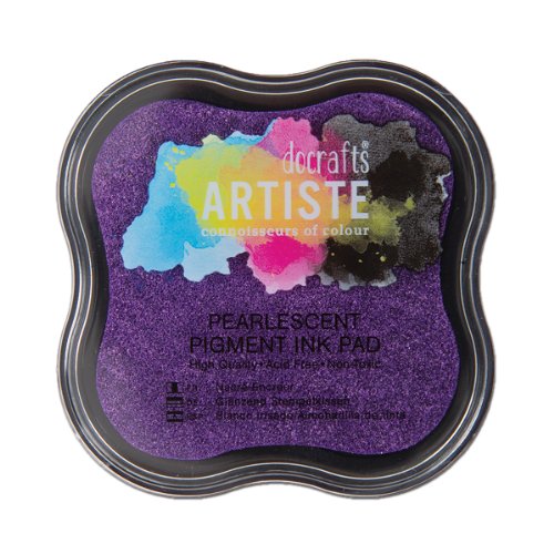 Artiste Pigment Stempelkissen, mit Perlglanz, Violett von DOCRAFTS ARTISTE