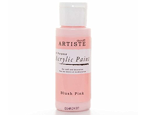 Docrafts - Artiste Acrylfarbe - Hellrosa (Blush Pink) von DOCRAFTS ARTISTE