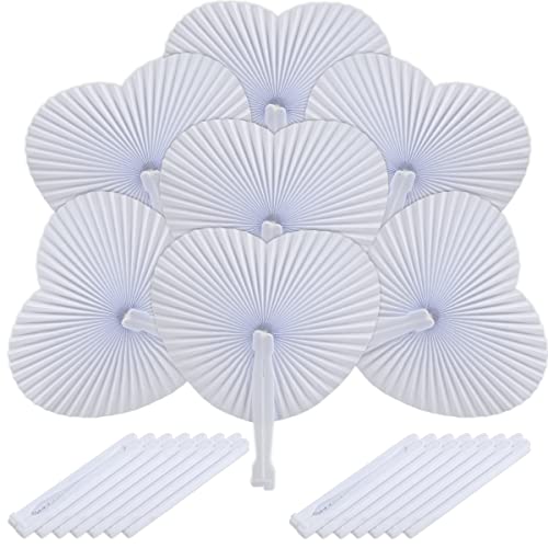 DODUOS 24 Stück Fächer Hochzeit, Fächer Hochzeit Papierfächer Herzförmiges Weiß Papierfächer Faltbar Taschenfächer für Hochzeit Bevorzugung Party Beutel Füller, Fecher Sommer Hochzeit Deko DODUOS 24 Stück Fächer Hochzeit, Fächer Hochzeit Papierfächer Herzförmiges Weiß Papierfächer Faltbar Taschenfächer für Hochzeit Bevorzugung Party Beutel Füller, Fecher Sommer Hochzeit Deko von DODUOS