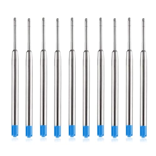 DOETYD 10 PCS Metall-Patronen-Set enthalten blaue Tinte Pen Refills Kugelschreiber-Mine für Ersatz von Kugelschreiber-Minen geeignet für Parker Kugelschreiber DOETYD 10 PCS Metall-Patronen-Set enthalten blaue Tinte Pen Refills Kugelschreiber-Mine für Ersatz von Kugelschreiber-Minen geeignet für Parker Kugelschreiber von DOETYD