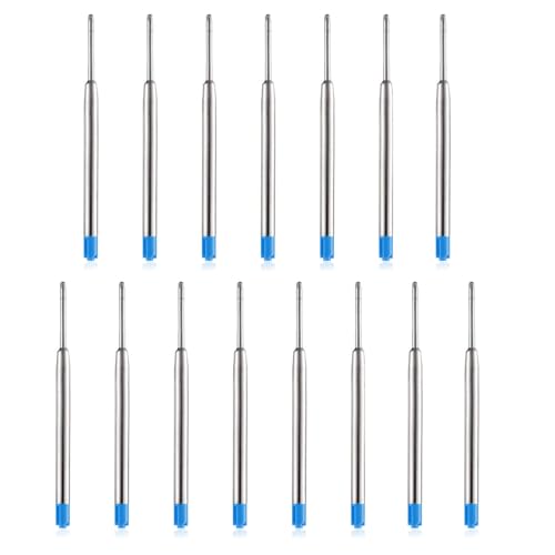 DOETYD 15 PCS Metall-Patronen-Set enthalten blaue Tinte Pen Refills Kugelschreiber-Mine für Ersatz von Kugelschreiber-Minen geeignet für Parker Kugelschreiber DOETYD 15 PCS Metall-Patronen-Set enthalten blaue Tinte Pen Refills Kugelschreiber-Mine für Ersatz von Kugelschreiber-Minen geeignet für Parker Kugelschreiber von DOETYD