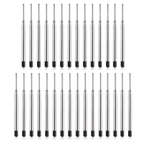 DOETYD 30 PCS Metall-Patronen-Set enthalten schwarze Tinte Pen Refills Kugelschreiber-Mine für Ersatz von Kugelschreiber-Minen geeignet für Parker Kugelschreiber DOETYD 30 PCS Metall-Patronen-Set enthalten schwarze Tinte Pen Refills Kugelschreiber-Mine für Ersatz von Kugelschreiber-Minen geeignet für Parker Kugelschreiber von DOETYD