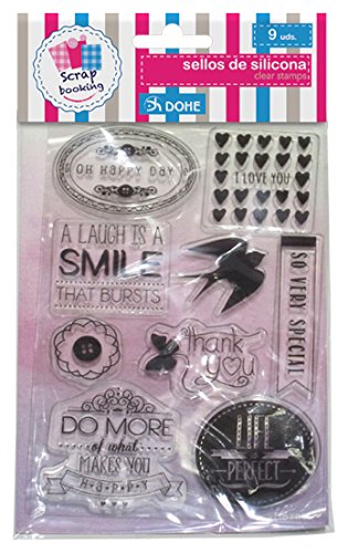 DOHE 18065 – Packung mit 9 Silikon-Stempeln, Motiv Too Cute DOHE 18065 – Packung mit 9 Silikon-Stempeln, Motiv Too Cute von DOHE