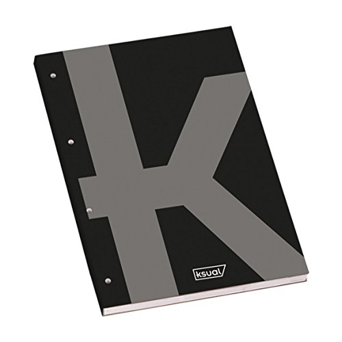 DOHE 44995 Ksual Praktisches Notizbuch, 80 Blatt, schwarz von DOHE