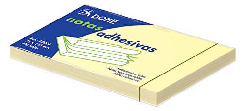 DOHE -Block mit Wieder abziehbaren Haftnotizen. Block mit 100 Blatt. Papiergewicht 75 g. Ideal für Büro und Schule. DOHE -Block mit Wieder abziehbaren Haftnotizen. Block mit 100 Blatt. Papiergewicht 75 g. Ideal für Büro und Schule. von DOHE
