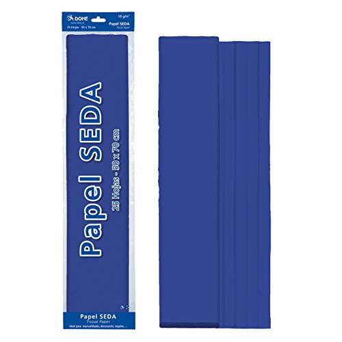 DOHE - Seidenpapier 25 Bögen, 50 x 70 cm, Blau von DOHE