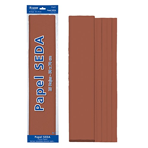 DOHE - Seidenpapier 25 Bögen, 50 x 70 cm, Braun DOHE - Seidenpapier 25 Bögen, 50 x 70 cm, Braun von DOHE