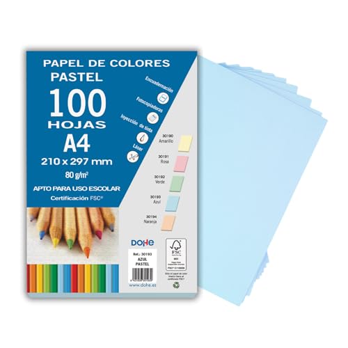 DOHE 30193 100 Blatt A4, 80 g - Hellblau DOHE 30193 100 Blatt A4, 80 g - Hellblau von DOHE