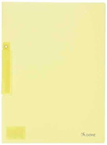 Dohe 90413 – Klemm-Mappe mit drehbarem Clip, A4, gelb von DOHE