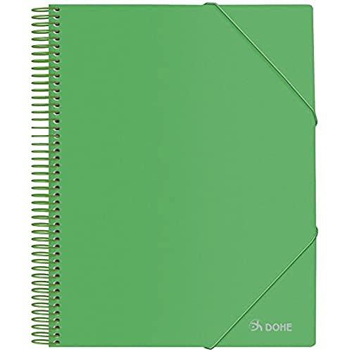 Dohe Dokumentenmappe, A4, Spiralbindung, 20 Stück, Grün von DOHE