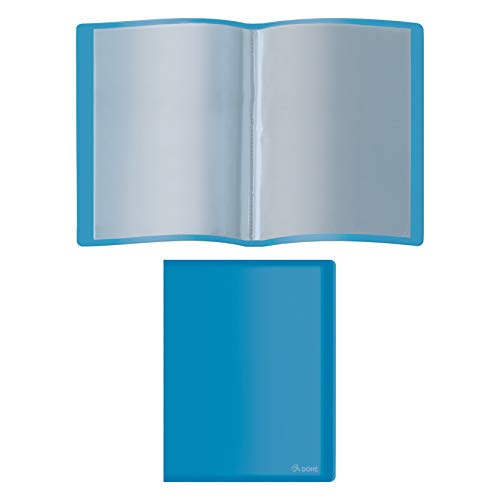 Dohe - Flexibler Ordner mit 20 Hüllen (80 Mikron) - Blau von DOHE