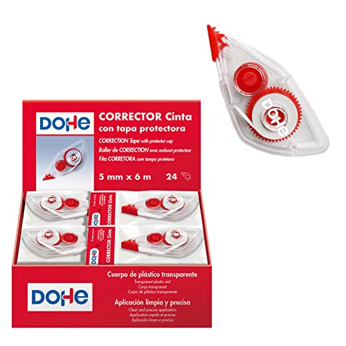 DOHE Korrekturroller, Rot, 5 mm x 6 m, 24 u DOHE Korrekturroller, Rot, 5 mm x 6 m, 24 u von DOHE