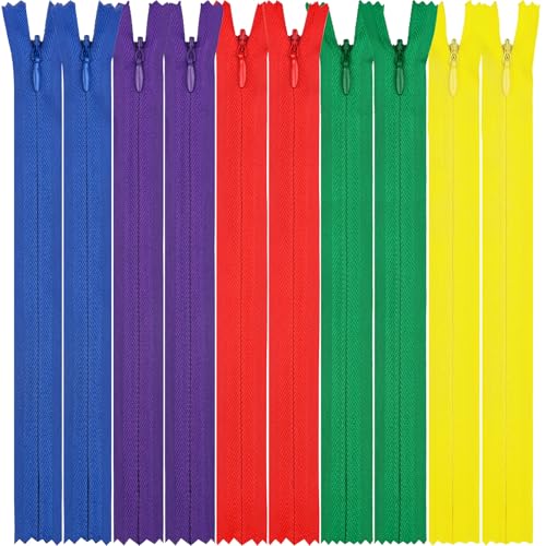 DOITEM 5 Farben Nylon Unsichtbar Reißverschlüsse, 35cm lang, 2.3cm breit für Kleidung Tasche Mäppchen Kissenbezug, 5 Stück DOITEM 5 Farben Nylon Unsichtbar Reißverschlüsse, 35cm lang, 2.3cm breit für Kleidung Tasche Mäppchen Kissenbezug, 5 Stück von DOITEM