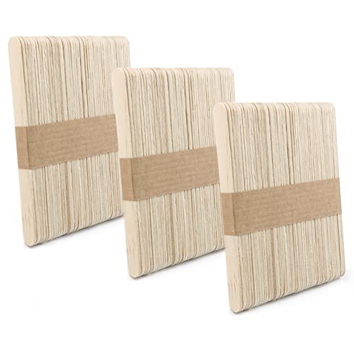 Lollipop-Stäbchen, DOITEM 150 Stück Holz-Bastelstäbchen, Lolly-Stäbchen für Zuhause, Schule, Basteln, Eis am Stiel, ideal für Kunstunterricht, Kunstbedarf von DOITEM