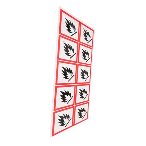 DOITOOL 1 Blatt Flüssigkeitssignal Aufkleber Selbstklebender Warnaufkleber für Brennbare Flüssigkeiten Hochsichtbar Installieren Vielseitig Einsetzbar PVC Material Wichtig DOITOOL 1 Blatt Flüssigkeitssignal Aufkleber Selbstklebender Warnaufkleber für Brennbare Flüssigkeiten Hochsichtbar Installieren Vielseitig Einsetzbar PVC Material Wichtig von DOITOOL