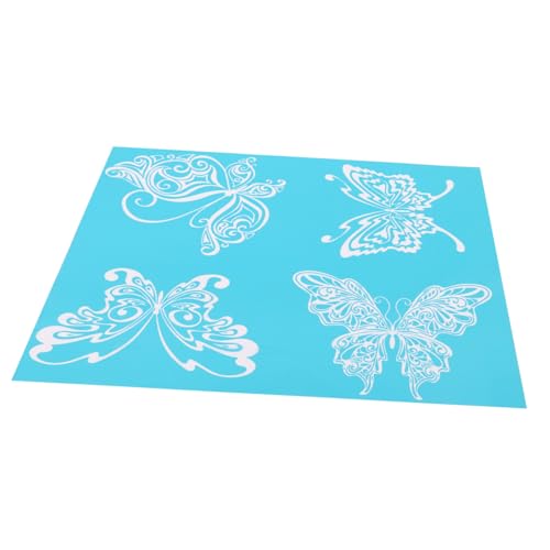 DOITOOL 1 Blatt Selbstklebende Siebdruckschablone für DIY Wiederverwendbare Seidenschablone mit Schmetterlingsmuster für Textildruck Malerei und Kreative Projekte DOITOOL 1 Blatt Selbstklebende Siebdruckschablone für DIY Wiederverwendbare Seidenschablone mit Schmetterlingsmuster für Textildruck Malerei und Kreative Projekte von DOITOOL