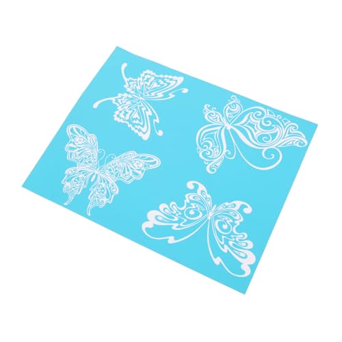 DOITOOL 1 Blatt Selbstklebende Siebdruckschablone für Shirts Wiederverwendbare Netzübertragungs Vorlage Hochwertigem Seidenscreen Material für Diy Projekte Wanddekorationen von DOITOOL