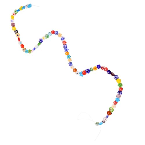 DOITOOL 1 Blumenförmige Glas-Abstandsperlen (Blume 6 mm) kunststoffperlen schmuck machen Spacer Blumen- groß Blumenanhänger für die Herstellung von Armbändern Perlen für Schmuck Plastik von DOITOOL