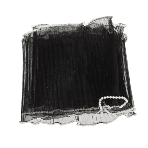 DOITOOL 1 Mit Perlen überzogenes Garn wickeln Blumen- Nähen geschenkverpackung geburtstagsgeschenk Blumenverpackungsmaterial Garn für Blumensträuße Wickelgarn für die Hochzeit Stoff Black von DOITOOL