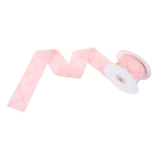 DOITOOL 1 Rolle Bänder für Handwerk Dekoration trimmen Präsentieren Sie Verpackungsbänder Brautblumenband breites Band zum Einwickeln Banddekor Party-Geschenkbänder Wickelband Stoff Rosa DOITOOL 1 Rolle Bänder für Handwerk Dekoration trimmen Präsentieren Sie Verpackungsbänder Brautblumenband breites Band zum Einwickeln Banddekor Party-Geschenkbänder Wickelband Stoff Rosa von DOITOOL