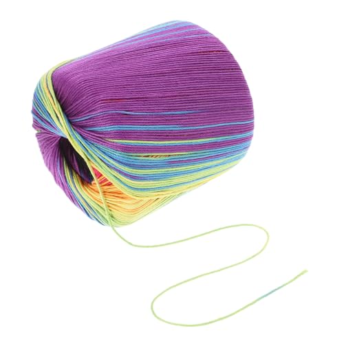 DOITOOL 1 Rolle Baumwollgarn Betroffen Baumwollgarn Häkeln Baumwollgarn Zum Weben Regenbogengarn Baumwollgarn Regenbogen Mehrfarbig Gehäkelte Baumwolllinie Strickgarn Aus Baumwolle Ombré DOITOOL 1 Rolle Baumwollgarn Betroffen Baumwollgarn Häkeln Baumwollgarn Zum Weben Regenbogengarn Baumwollgarn Regenbogen Mehrfarbig Gehäkelte Baumwolllinie Strickgarn Aus Baumwolle Ombré von DOITOOL
