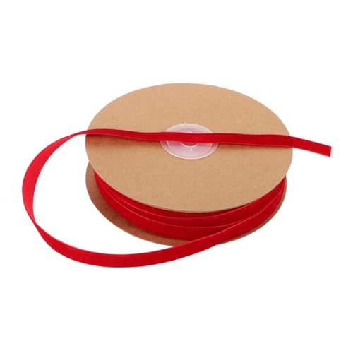 DOITOOL 1 Rolle Beflockungsband bastelideen bastelmaterial stoffbänder wohnaccessoires hochzeitsdekoration Partydekoration Geschenkbänder stoffband Wickelband Bänder für Handwerk Nylon rot DOITOOL 1 Rolle Beflockungsband bastelideen bastelmaterial stoffbänder wohnaccessoires hochzeitsdekoration Partydekoration Geschenkbänder stoffband Wickelband Bänder für Handwerk Nylon rot von DOITOOL