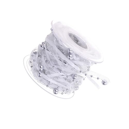 DOITOOL 1 Rolle Blumenstraußbänder für Paket verheiratete Dekorationen Silber Bänder zum Verpacken hochzeitsdekoration wedding decoration Geschenkband Piyester-Gurtbänder für Partys Silver DOITOOL 1 Rolle Blumenstraußbänder für Paket verheiratete Dekorationen Silber Bänder zum Verpacken hochzeitsdekoration wedding decoration Geschenkband Piyester-Gurtbänder für Partys Silver von DOITOOL