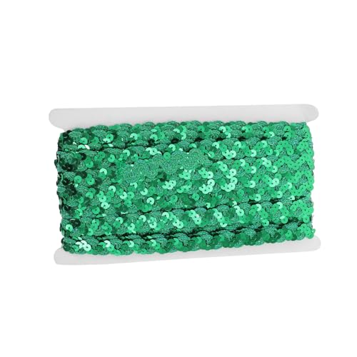 DOITOOL 1 Rolle Breiter Pailletten Braided Trim Hochwertiges Diy Dekoband für Bekleidung und Accessoires Farben Zufällig Vielseitig für Hochzeiten Geburtstagsfeiern und von DOITOOL