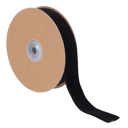 DOITOOL 1 Rolle Breites Einseitiges Flocking Dekoband Schwarz Hochwertiges Geschenkband für DIY Projekte Hochzeiten Partys und Dekorationen für Kleidung Haarschmuck und Mehr DOITOOL 1 Rolle Breites Einseitiges Flocking Dekoband Schwarz Hochwertiges Geschenkband für DIY Projekte Hochzeiten Partys und Dekorationen für Kleidung Haarschmuck und Mehr von DOITOOL