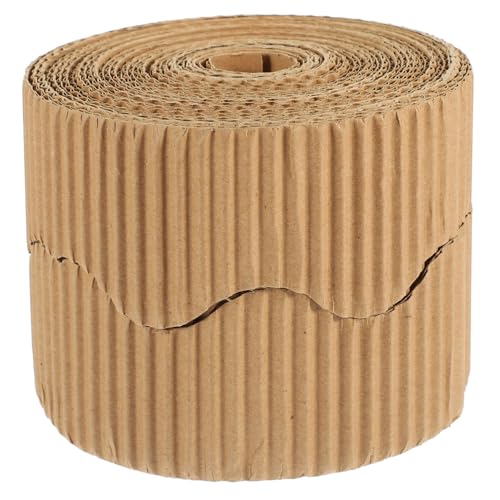 DOITOOL 1 Rolle Dekoration aus Wellpappe Welle Dekorationen Klassenzimmerdekor Planke lehrreich erste bürodeko büro dekoration Grenzen Klassenzimmer Bulletin Festival-Accessoires Karton von DOITOOL
