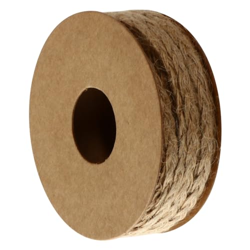 DOITOOL 1 Rolle Dekorative Geflochtene Leinenriemen Dekoratives Seilband Bänder Für Flechten Geflochtenes Juteband Wickeln Band Zum Verpacken Perlenband Jute -band Party Khaki DOITOOL 1 Rolle Dekorative Geflochtene Leinenriemen Dekoratives Seilband Bänder Für Flechten Geflochtenes Juteband Wickeln Band Zum Verpacken Perlenband Jute -band Party Khaki von DOITOOL