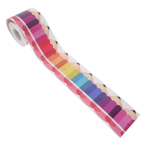 DOITOOL 1 Rolle Dekorative Randaufkleber für Pinnwände Selbstklebendes Bordüre für Klassenzimmer und Wanddekoration für Kreative Diy Projekte und Raumgestaltung DOITOOL 1 Rolle Dekorative Randaufkleber für Pinnwände Selbstklebendes Bordüre für Klassenzimmer und Wanddekoration für Kreative Diy Projekte und Raumgestaltung von DOITOOL