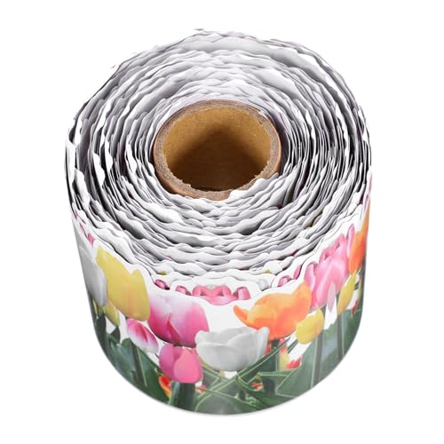 DOITOOL 1 Rolle Dekorative Randverkleidung Wandhängedekoration Aufkleber Grenzdekoration Wohnkultur abnehmbares Randpapier auswechselbares Randpapier Blumengrenzpapier beschichtetes Papier DOITOOL 1 Rolle Dekorative Randverkleidung Wandhängedekoration Aufkleber Grenzdekoration Wohnkultur abnehmbares Randpapier auswechselbares Randpapier Blumengrenzpapier beschichtetes Papier von DOITOOL