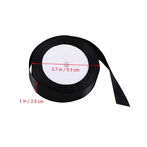 DOITOOL 1 Rolle Doppelseitiges Satinband Hochwertiges Geschenkband für Hochzeiten Partys und DIY Bastelprojekte Yards Schwarz für Einladungen Blumensträuße und Mehr DOITOOL 1 Rolle Doppelseitiges Satinband Hochwertiges Geschenkband für Hochzeiten Partys und DIY Bastelprojekte Yards Schwarz für Einladungen Blumensträuße und Mehr von DOITOOL