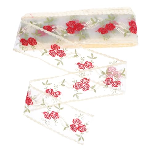 DOITOOL 1 Rolle Embroidered Lace Ribbon Breit Spitzenband für Diy Handwerk für Geschenkverpackungen Haaraccessoires und Dekorationen Yards DOITOOL 1 Rolle Embroidered Lace Ribbon Breit Spitzenband für Diy Handwerk für Geschenkverpackungen Haaraccessoires und Dekorationen Yards von DOITOOL