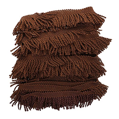DOITOOL 1 Rolle Fransen Fransen Spitze vorhang gardinen übergardine accessoires decoration Quasten zum Basteln Baumwolle Nähmaterial für DIY Quastenbesatz Quastenkante Polyestergarn Coffee DOITOOL 1 Rolle Fransen Fransen Spitze vorhang gardinen übergardine accessoires decoration Quasten zum Basteln Baumwolle Nähmaterial für DIY Quastenbesatz Quastenkante Polyestergarn Coffee von DOITOOL