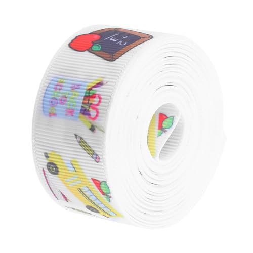 DOITOOL 1 Rolle Geburtstagsband Strauß Verpackung Vintage -band Wickeln Hochzeit Farbig Schwarzes Band Wickelband Für Weißes Band Bunt Geschenkband Schulband Zum Basteln Stoff von DOITOOL