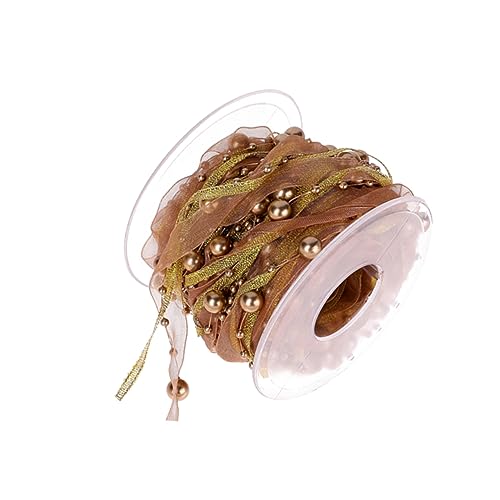 DOITOOL 1 Rolle Geschenkband Blumenband Party Streifen Hochzeit Dekorativ Girlande Band Zum Verpacken Goldbänder Rezeption Drahtband Wickeln Zubehör Dekorationsfest Blumen- Golden DOITOOL 1 Rolle Geschenkband Blumenband Party Streifen Hochzeit Dekorativ Girlande Band Zum Verpacken Goldbänder Rezeption Drahtband Wickeln Zubehör Dekorationsfest Blumen- Golden von DOITOOL