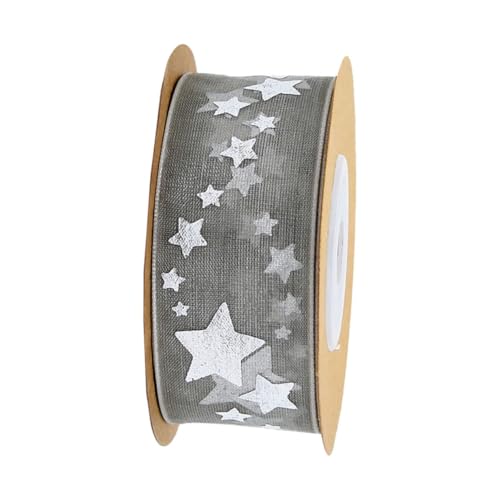 DOITOOL 1 Rolle Goldenes Band seidenband ribbon bastelmaterial haar clip Verpackung und Band Dekoration Geschenkband zum Verpacken von Geschenken weihnachtsband für handwerk Polyester Grey DOITOOL 1 Rolle Goldenes Band seidenband ribbon bastelmaterial haar clip Verpackung und Band Dekoration Geschenkband zum Verpacken von Geschenken weihnachtsband für handwerk Polyester Grey von DOITOOL