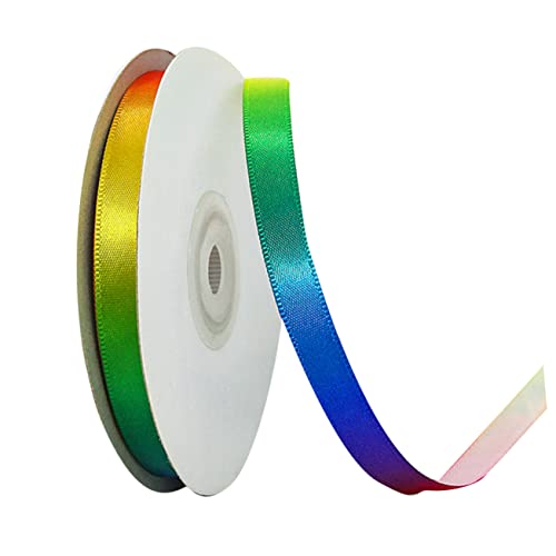 DOITOOL 1 Rolle Gradientenband Stolzband Mehrfarbig Polyester Farbe Verpackung Regenbogen Geburtstagsbandstreifen Breites Band Wickelband Wickeln Buntes Band Colorful DOITOOL 1 Rolle Gradientenband Stolzband Mehrfarbig Polyester Farbe Verpackung Regenbogen Geburtstagsbandstreifen Breites Band Wickelband Wickeln Buntes Band Colorful von DOITOOL
